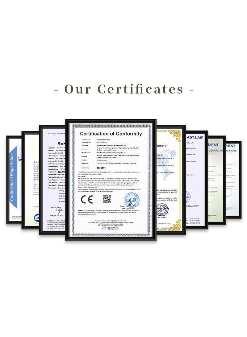 Our All Certisficates